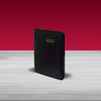 Bibbia Nuova Diodati - E03ZN - Formato mini Nera con cerniera - 1