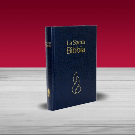 BIBBIA N. R. F.TO CM 15X21 COP. RIGIDA BLU SCURO - libricristiani.it