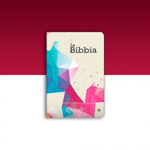 Bibbia N.R. 11,5x17,5 cm flessibile illustrata telata con cerniera - libricristiani.it