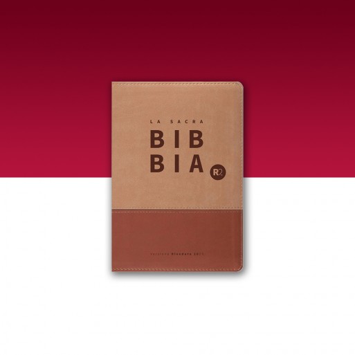 BIBBIA RIVEDUTA 2020 (R2) Tascabile, Similpelle Bicolore Marrone - libricristiani.it