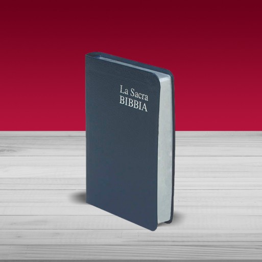 Bibbia Nuova Diodati - C03PB - Formato piccolo Blu, taglio argento - 1